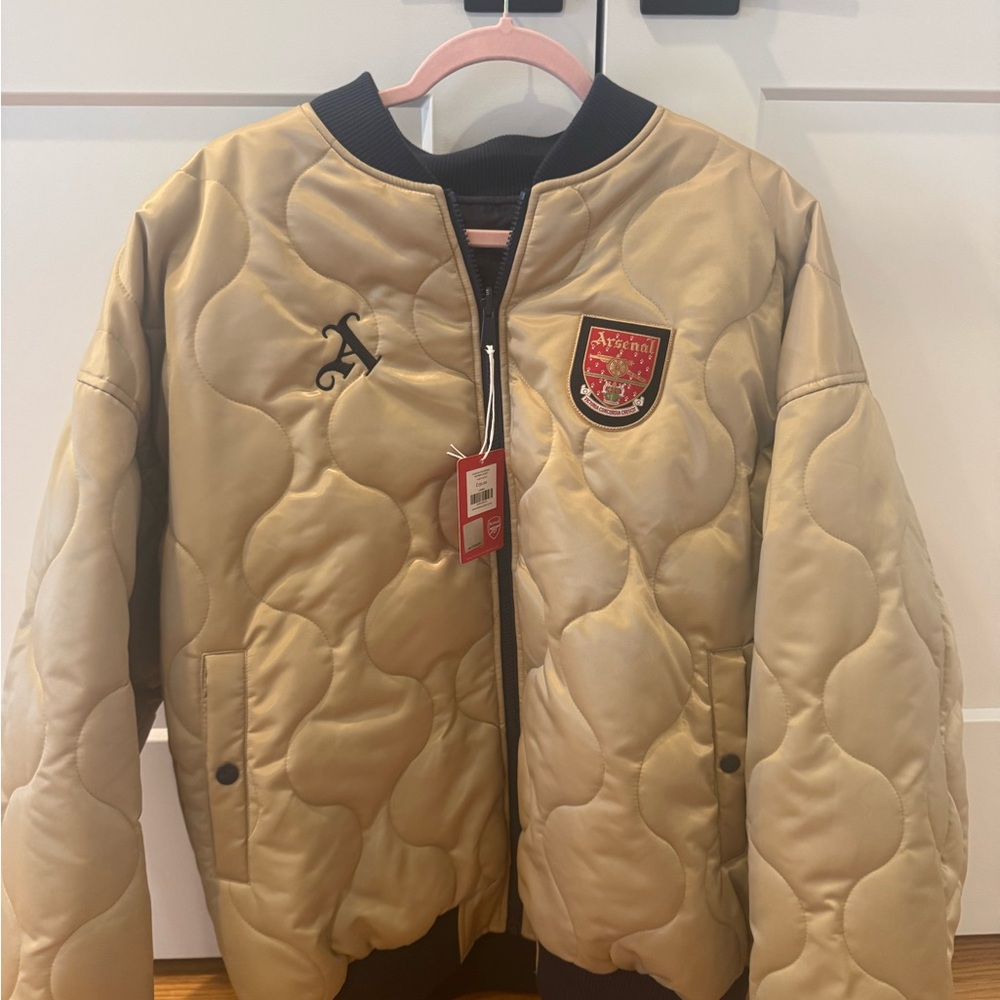 Arsenal Quilted Bomber Jacket